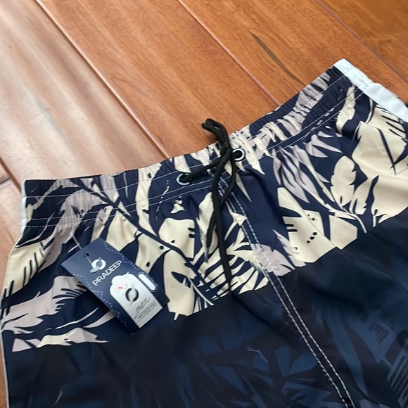 New! Set of 2 swim trunks waist approx 13.5” wide laying flat - Picture 5 of 12